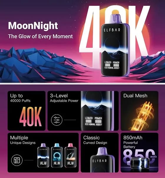 Moon NightAll Flavors Disposable | Vape Shop Mumbai